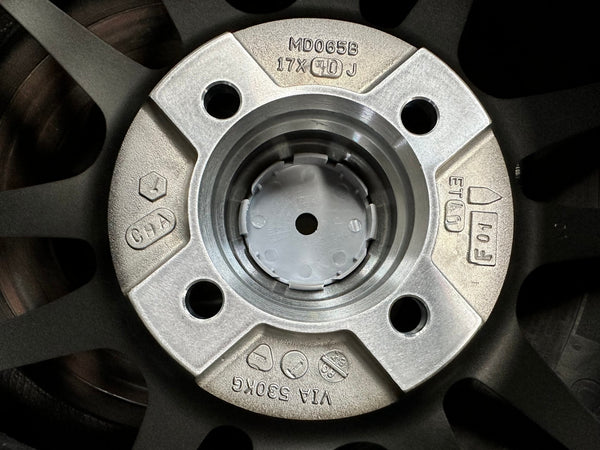 New 17X7 ET40 Advanti Ameros Rim (4 wheel) Gloss Gunmetal 4X100