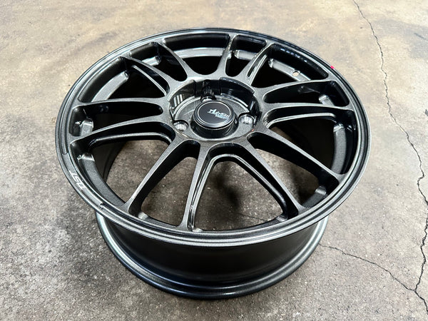 New 17X7 ET40 Advanti Ameros Rim (4 wheel) Gloss Gunmetal 4X114.3