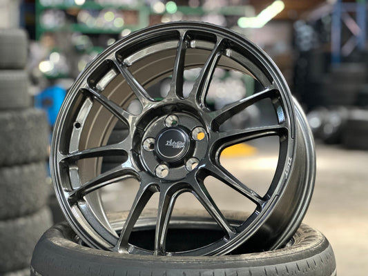 New 17X7 ET40 Advanti Ameros Rim (4 wheel) Gloss Gunmetal 5X100