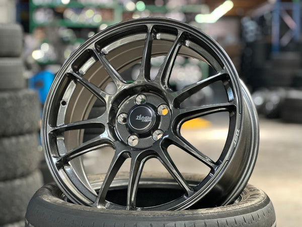 New 17X7 ET40 Advanti Ameros Rim (4 wheel) Gloss Gunmetal 5X100