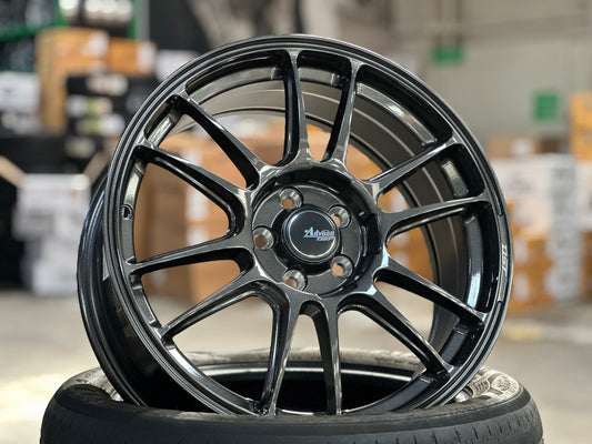 NEW 17X7 ET40 Advanti Ameros Rim (4 wheel) Gloss Gunmetal 5X100