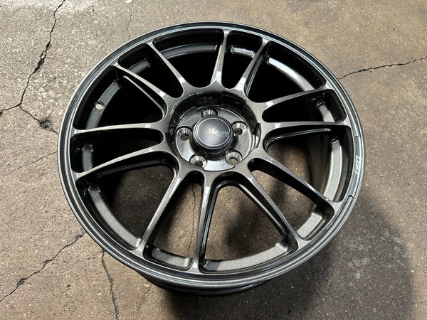 New 17X7 ET40 Advanti Ameros Rim (4 wheel) Gloss Gunmetal 5X100