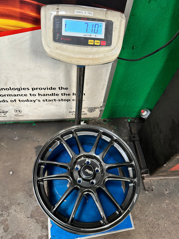 New 17X7 ET40 Advanti Ameros Rim (4 wheel) Gloss Gunmetal 5X100