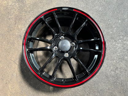 New 15X7.5 ET35 Advanti Ameros Rim (4 wheel) Gloss Black 4X100