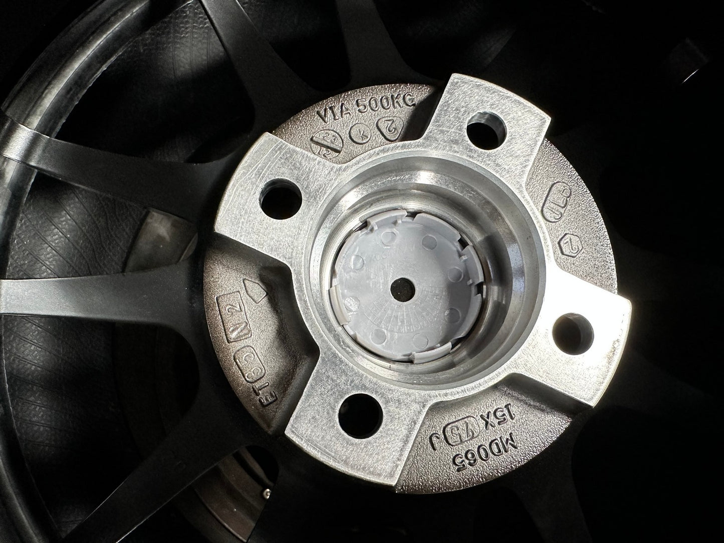 New 15X7.5 ET35 Advanti Ameros Rim (4 wheel) Gloss Black 4X100