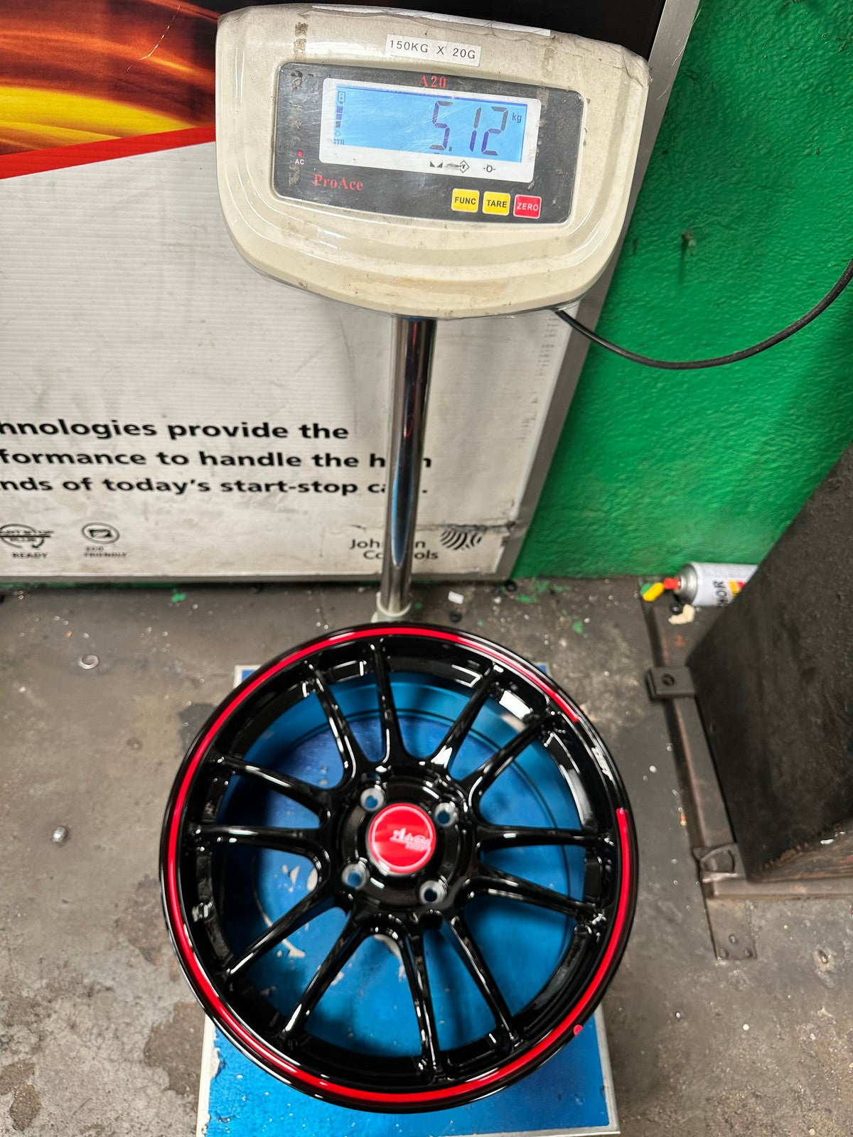 New 15X7.5 ET35 Advanti Ameros Rim (4 wheel) Gloss Black 4X100