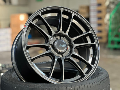 New 15X7.5 ET35 Advanti Ameros Rim (4 wheel) Gloss Gunmetal 4X100