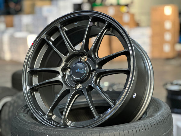 New 15X7.5 ET35 Advanti Ameros Rim (4 wheel) Gloss Gunmetal 4X100
