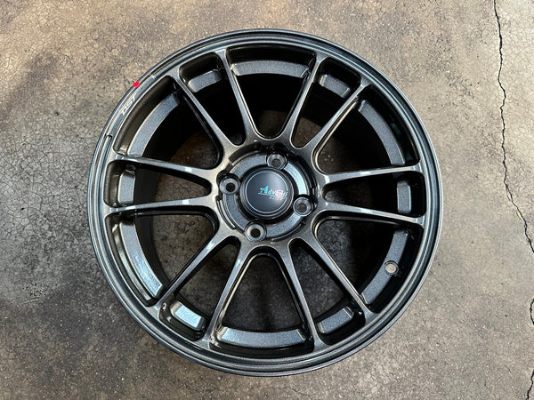 New 15X7.5 ET35 Advanti Ameros Rim (4 wheel) Gloss Gunmetal 4X100