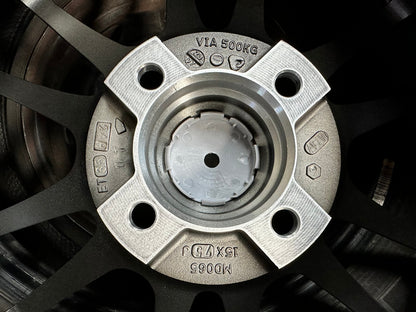 New 15X7.5 ET35 Advanti Ameros Rim (4 wheel) Gloss Gunmetal 4X100