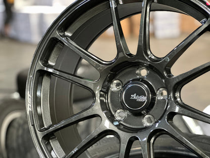 New 18X8.5 ET42 Advanti Ameros Rim (4 wheel) Gloss Gunmetal 5X112