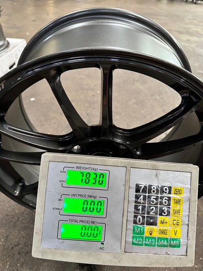 New 18X8.5 ET42 Advanti Ameros Rim (4 wheel) Gloss Gunmetal 5X114.3