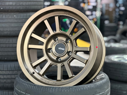 New 17X9 ET-12 Konig Hypertrail HT1 Rim (5 wheel) Matt Bronze 5X127