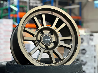 New 17X9 ET-12 Konig Hypertrail HT1 Rim (5 wheel) Matt Bronze 5X127