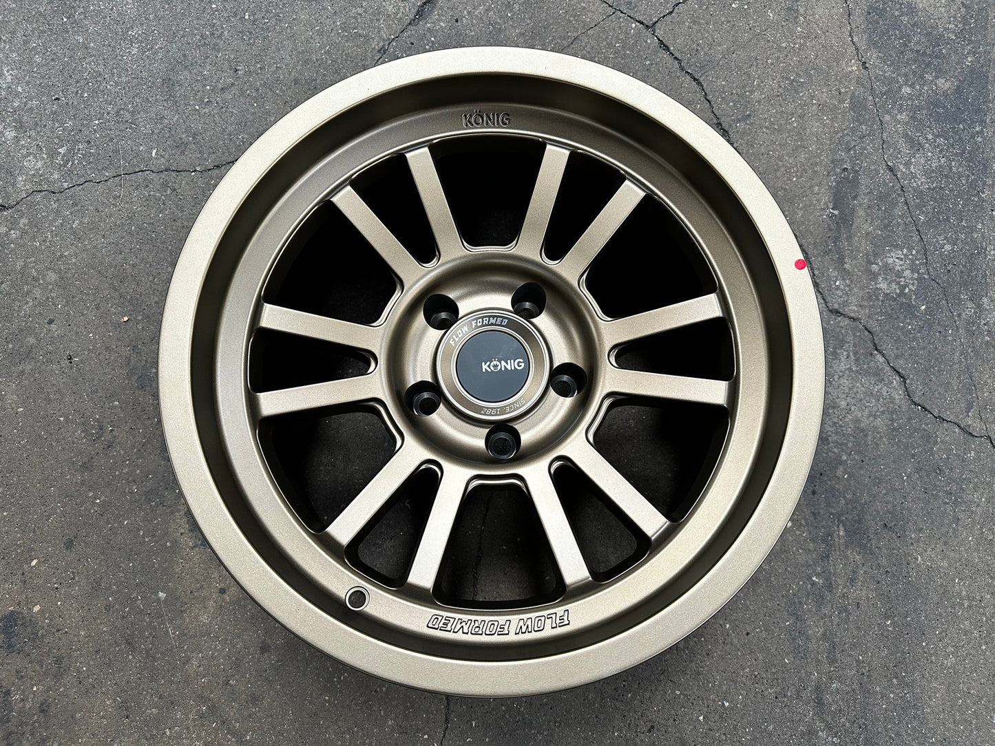 New 17X9 ET-12 Konig Hypertrail HT1 Rim (5 wheel) Matt Bronze 5X127