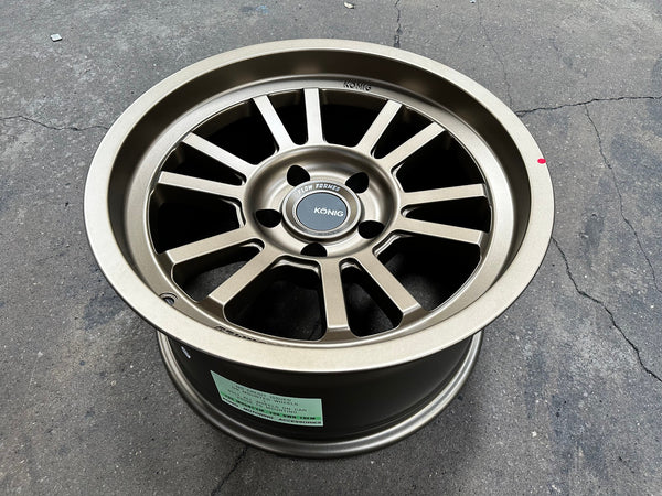 New 17X9 ET-12 Konig Hypertrail HT1 Rim (5 wheel) Matt Bronze 5X127