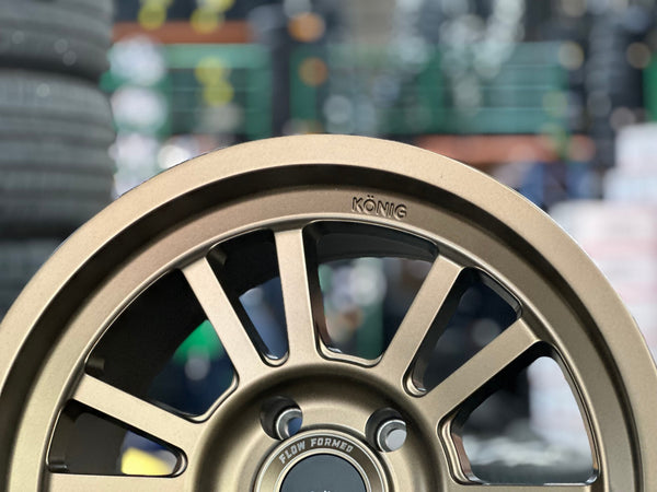 New 17X9 ET-12 Konig Hypertrail HT1 Rim (5 wheel) Matt Bronze 5X127