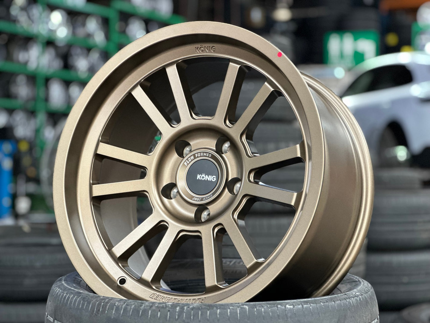 New 18X9 ET0 Konig Hypertrail HT1 Rim (5 wheel) Matt Bronze 5X127