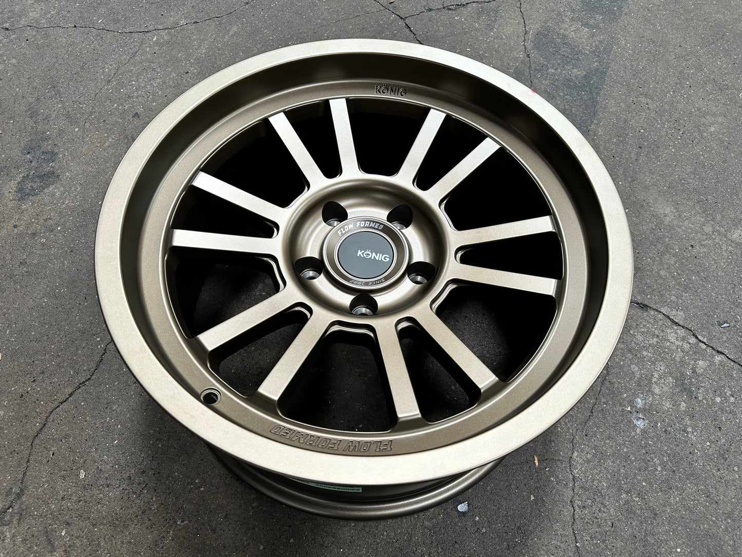 New 18X9 ET0 Konig Hypertrail HT1 Rim (5 wheel) Matt Bronze 5X127