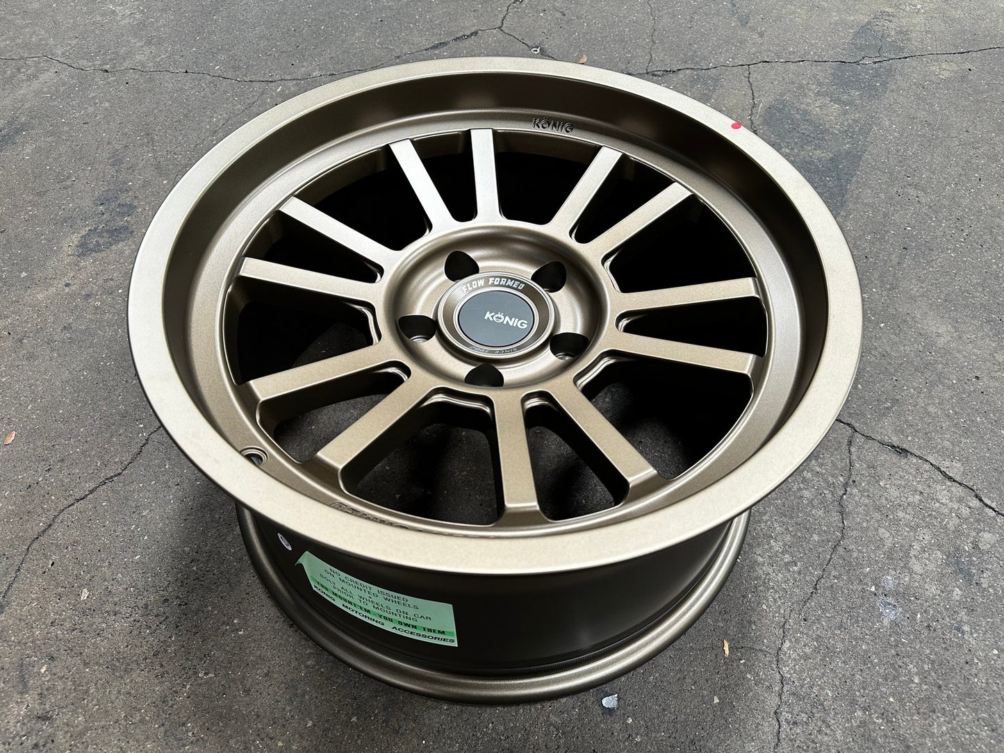 New 18X9 ET0 Konig Hypertrail HT1 Rim (5 wheel) Matt Bronze 5X127