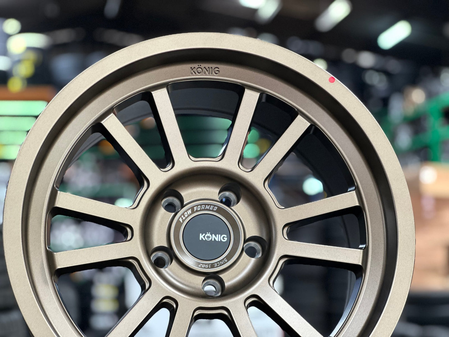 New 18X9 ET0 Konig Hypertrail HT1 Rim (5 wheel) Matt Bronze 5X127