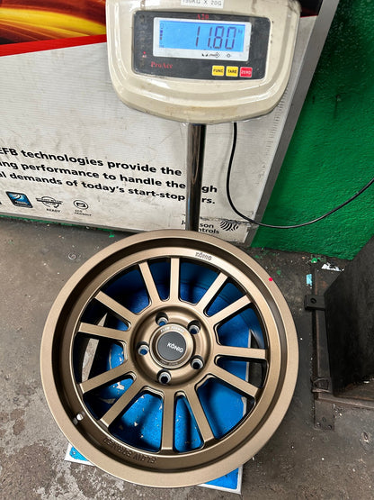 New 18X9 ET0 Konig Hypertrail HT1 Rim (5 wheel) Matt Bronze 5X127