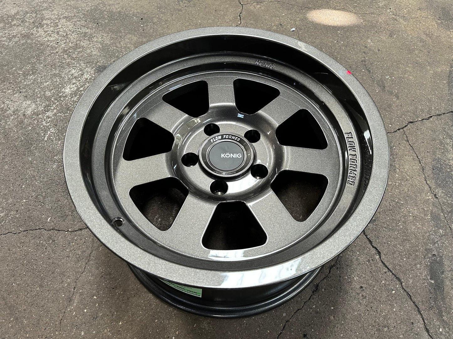 New 17X9 ET-12 Konig Hypertrail HT2 Rim (5 wheel) Gloss Gunmetal 5X127