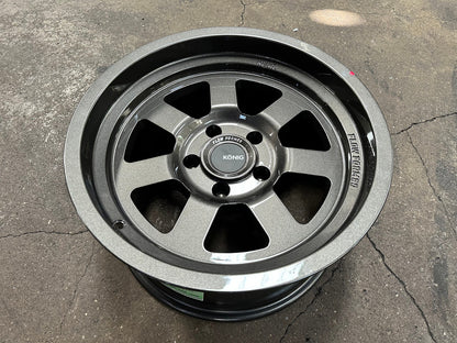 New 17X9 ET-12 Konig Hypertrail HT2 Rim (5 wheel) Gloss Gunmetal 5X127