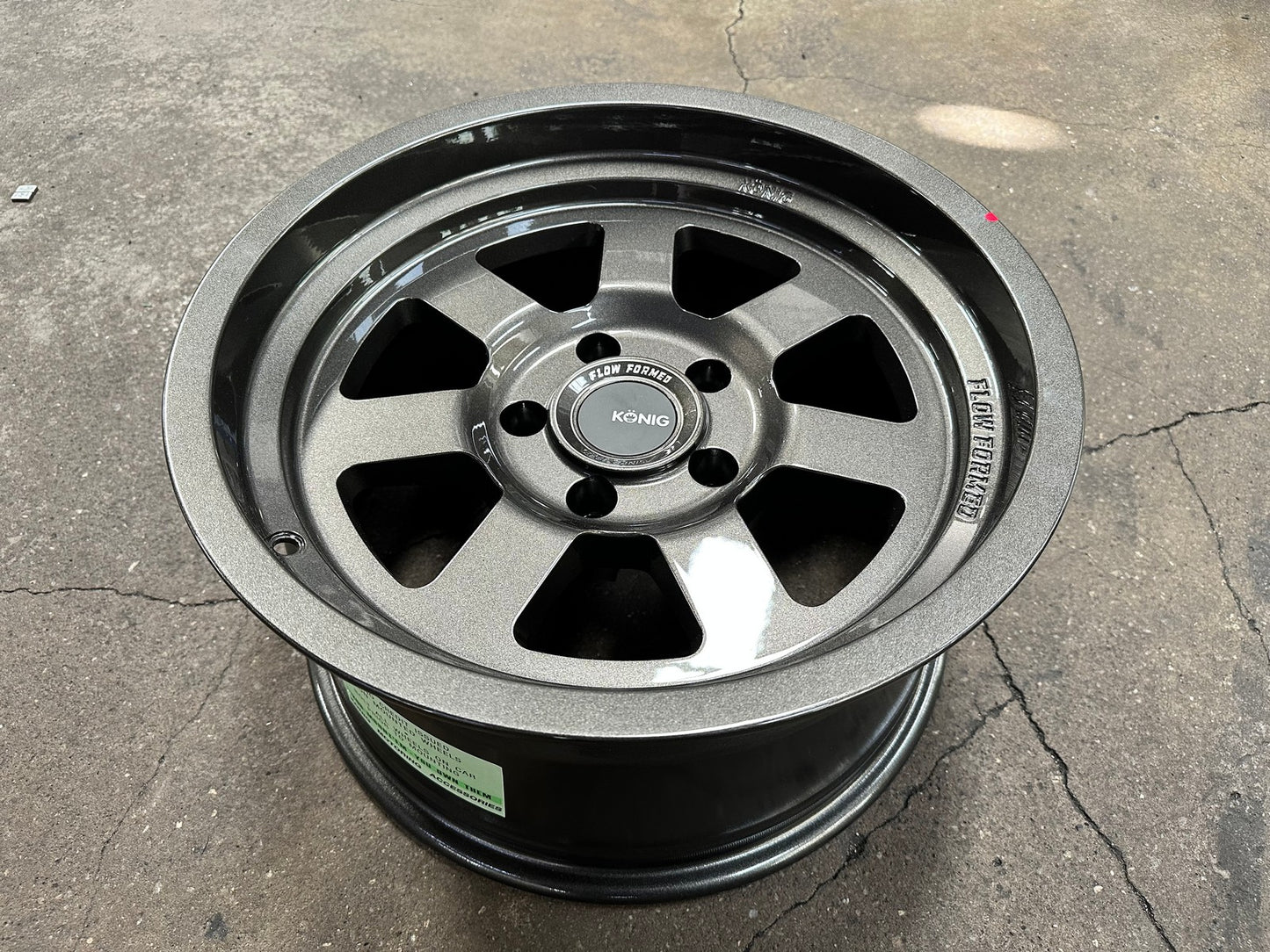 New 17X9 ET-12 Konig Hypertrail HT2 Rim (5 wheel) Gloss Gunmetal 5X127