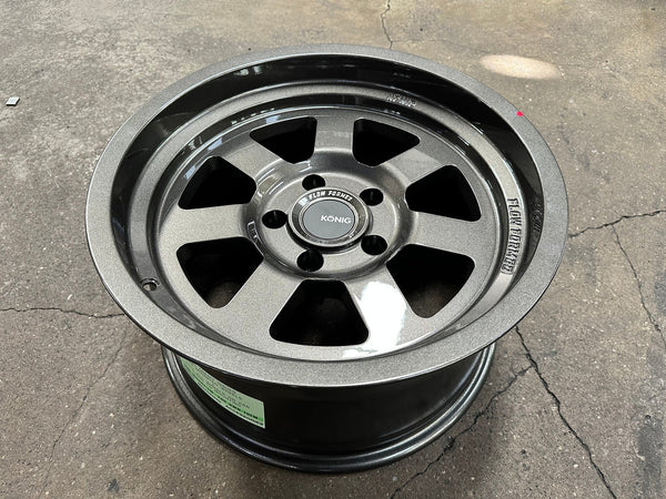 New 17X9 ET-12 Konig Hypertrail HT2 Rim (5 wheel) Gloss Gunmetal 5X127