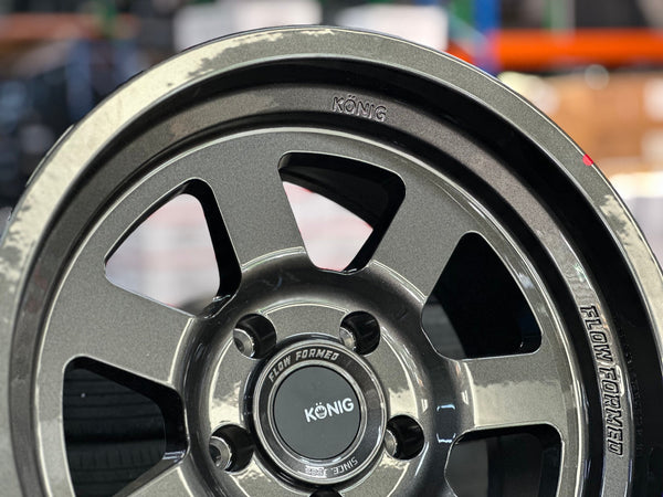 New 17X9 ET-12 Konig Hypertrail HT2 Rim (5 wheel) Gloss Gunmetal 5X127