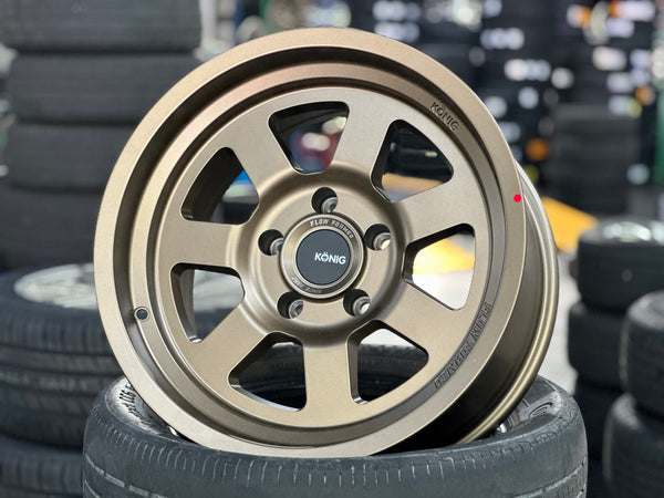 New 17X9 ET-12 Konig Hypertrail HT2 Rim (5 wheel) Matt Bronze 5X127