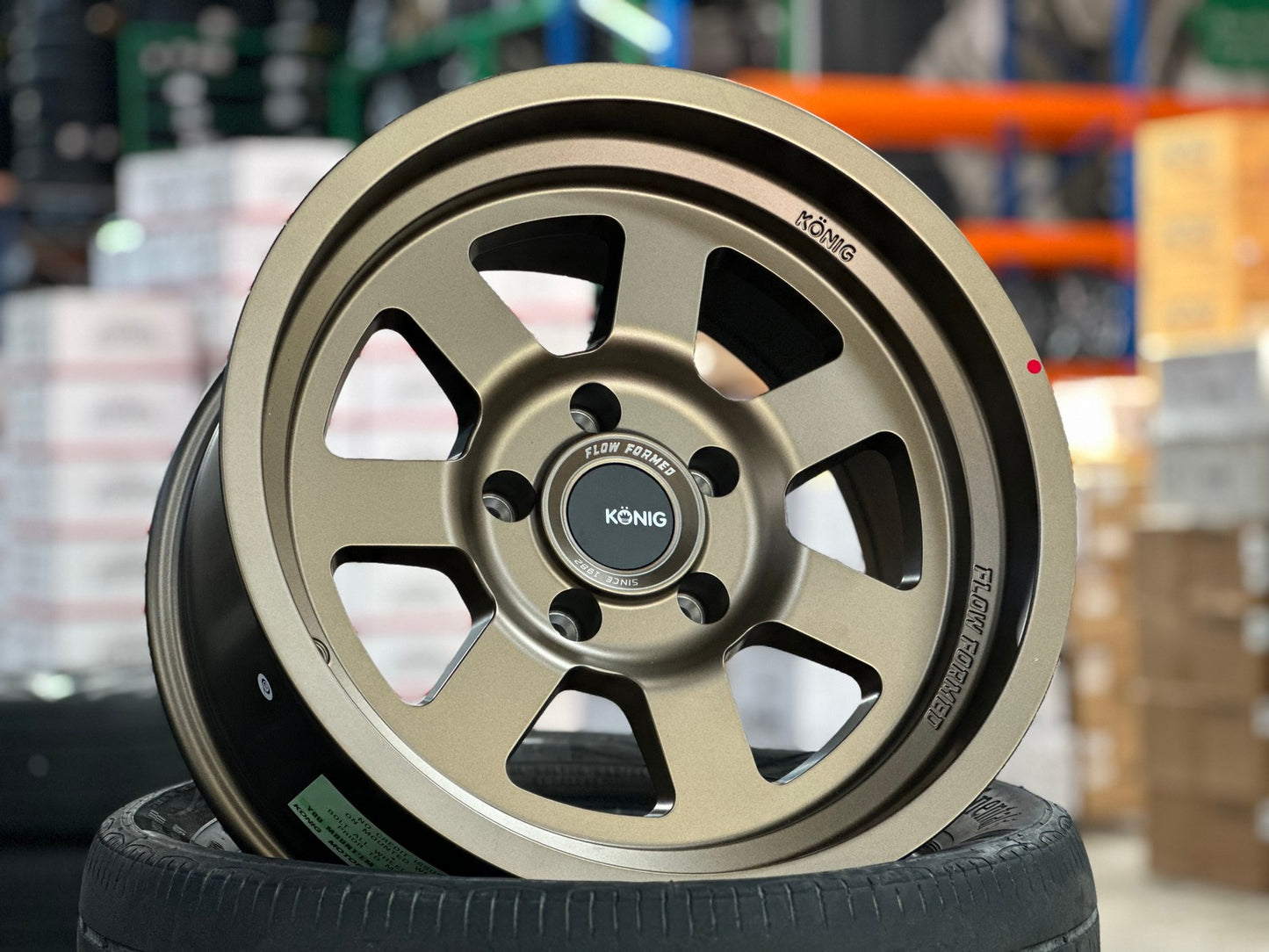 New 17X9 ET-12 Konig Hypertrail HT2 Rim (5 wheel) Matt Bronze 5X127
