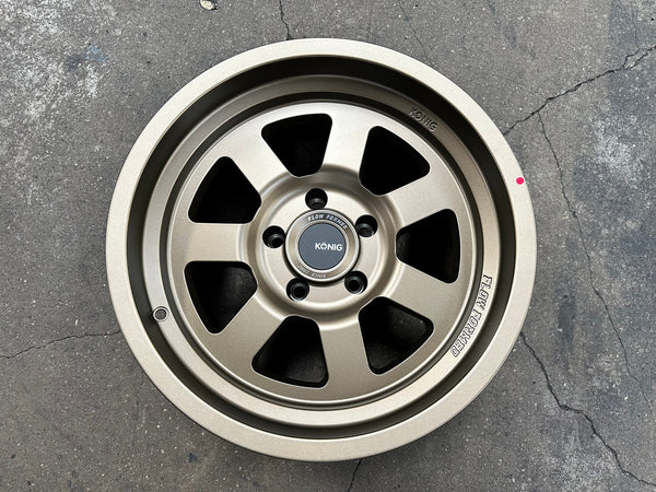 New 17X9 ET-12 Konig Hypertrail HT2 Rim (5 wheel) Matt Bronze 5X127