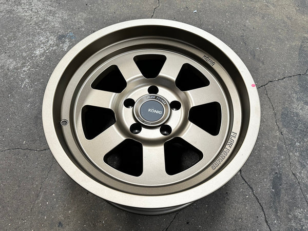 New 17X9 ET-12 Konig Hypertrail HT2 Rim (5 wheel) Matt Bronze 5X127