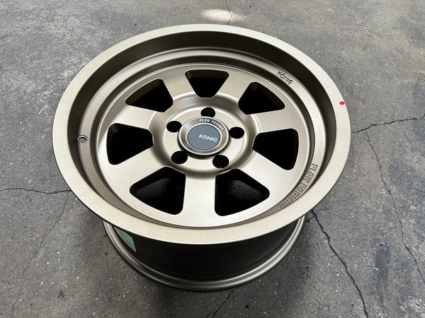 New 17X9 ET-12 Konig Hypertrail HT2 Rim (5 wheel) Matt Bronze 5X127