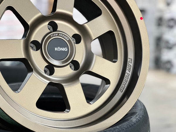 New 17X9 ET-12 Konig Hypertrail HT2 Rim (5 wheel) Matt Bronze 5X127