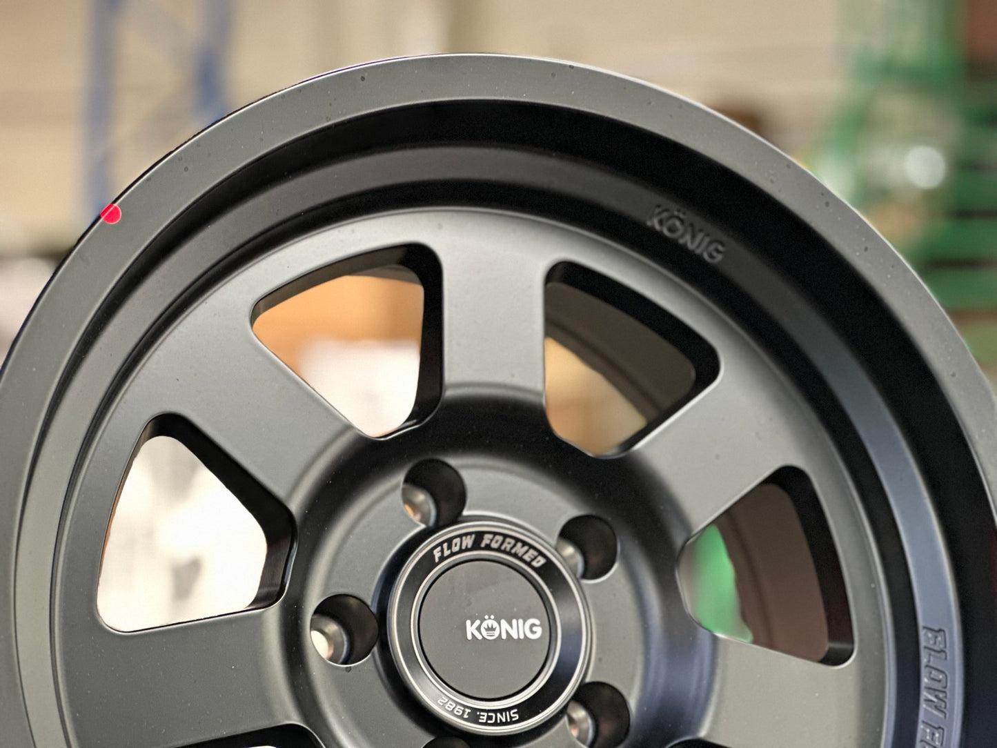 New 17X9 ET-12 Konig Hypertrail HT2 Rim (5 wheel) Matt Black 5X127