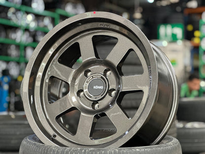 New 18X9 ET0 Konig Hypertrail HT2 Rim (5 wheel) Gloss Gunmetal 5X127