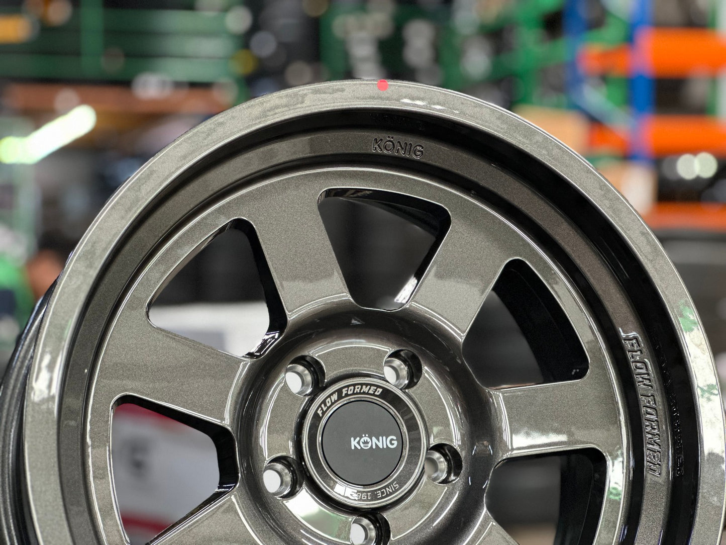 New 18X9 ET0 Konig Hypertrail HT2 Rim (5 wheel) Gloss Gunmetal 5X127