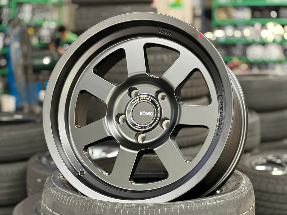 New 18X9 ET0 Konig Hypertrail HT2 Rim (5 wheel) Matt Bronze 5X127