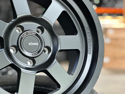 New 18X9 ET0 Konig Hypertrail HT2 Rim (5 wheel) Matt Bronze 5X127