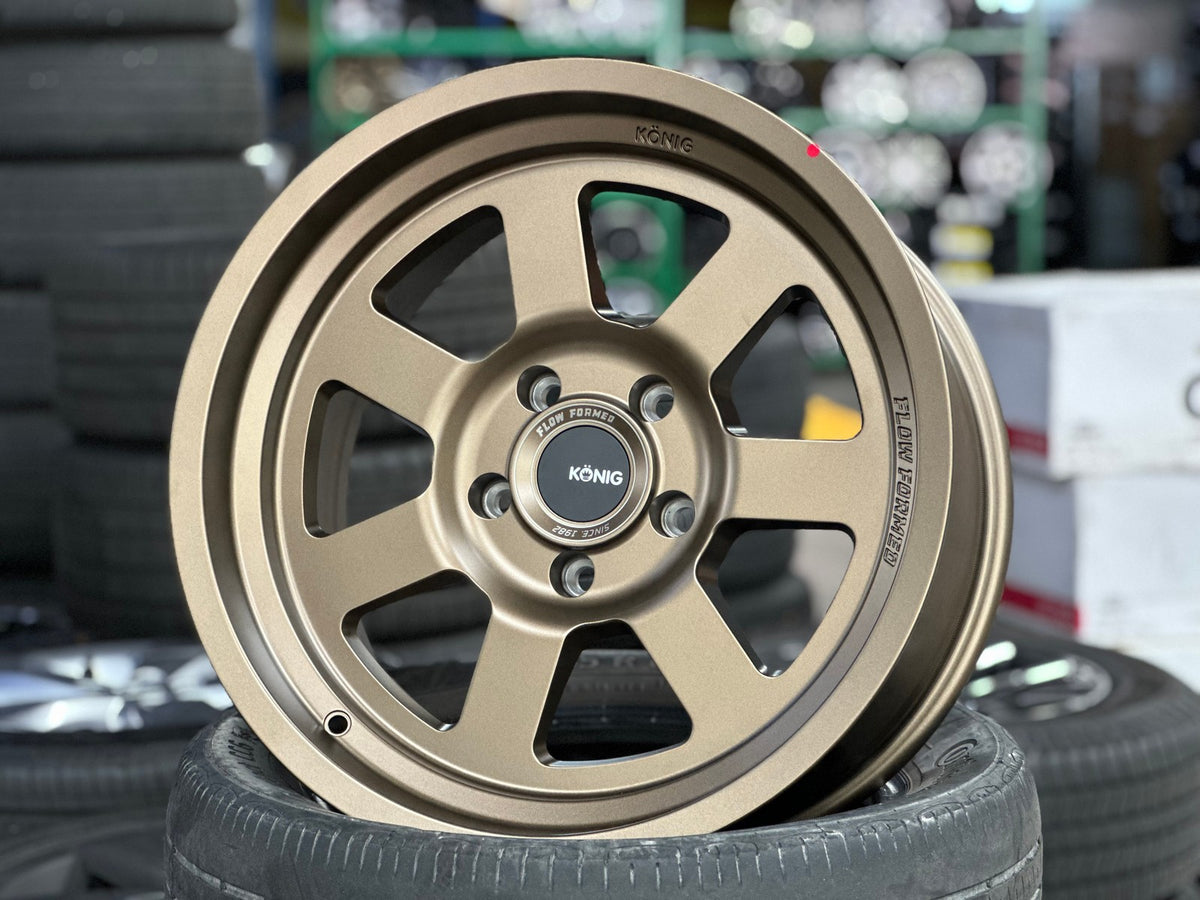 New 18X9 ET0 Konig Hypertrail HT2 Rim (5 wheel) Matt Black 5X127