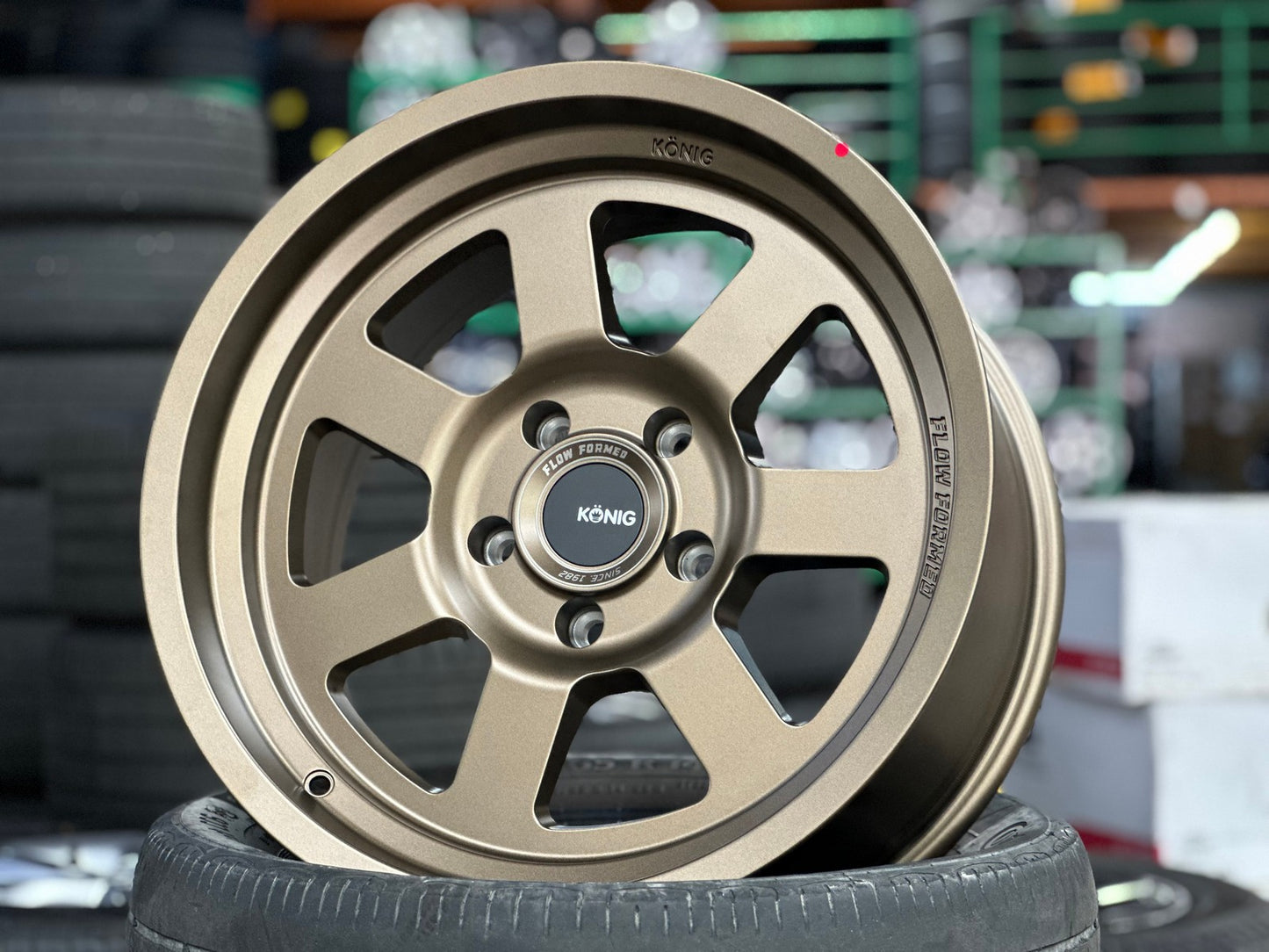 New 18X9 ET0 Konig Hypertrail HT2 Rim (5 wheel) Matt Black 5X127