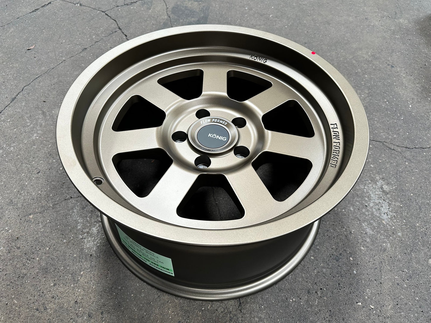 New 18X9 ET0 Konig Hypertrail HT2 Rim (5 wheel) Matt Black 5X127