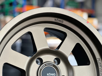 New 18X9 ET0 Konig Hypertrail HT2 Rim (5 wheel) Matt Black 5X127