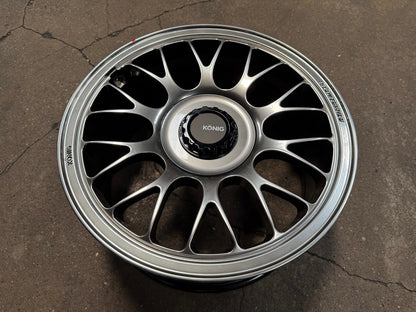 New 17X8 ET40 Konig MRK1 Rim (4 wheel) Gloss Gunmetal 4X100