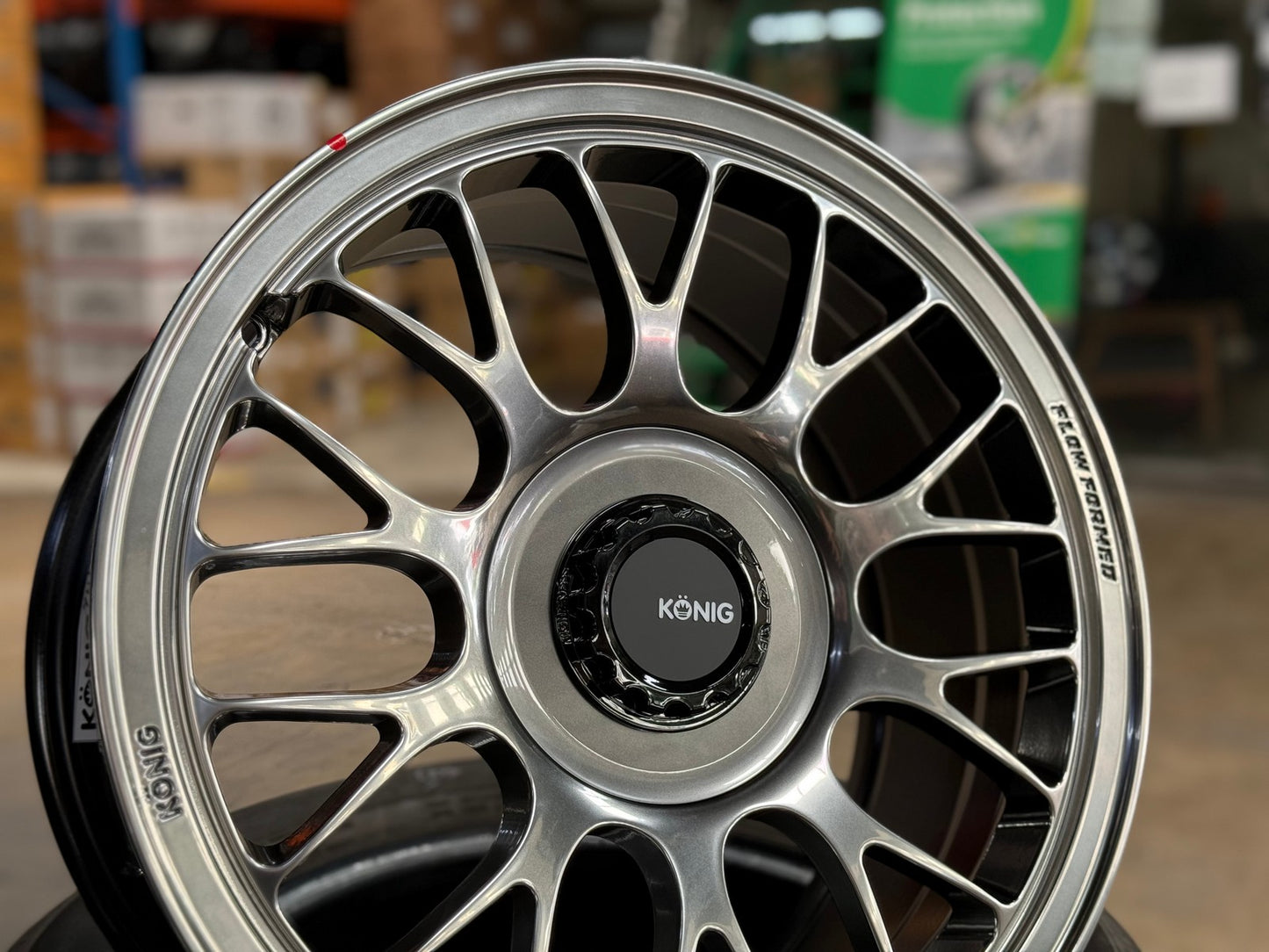 New 17X8 ET40 Konig MRK1 Rim (4 wheel) Gloss Gunmetal 4X100