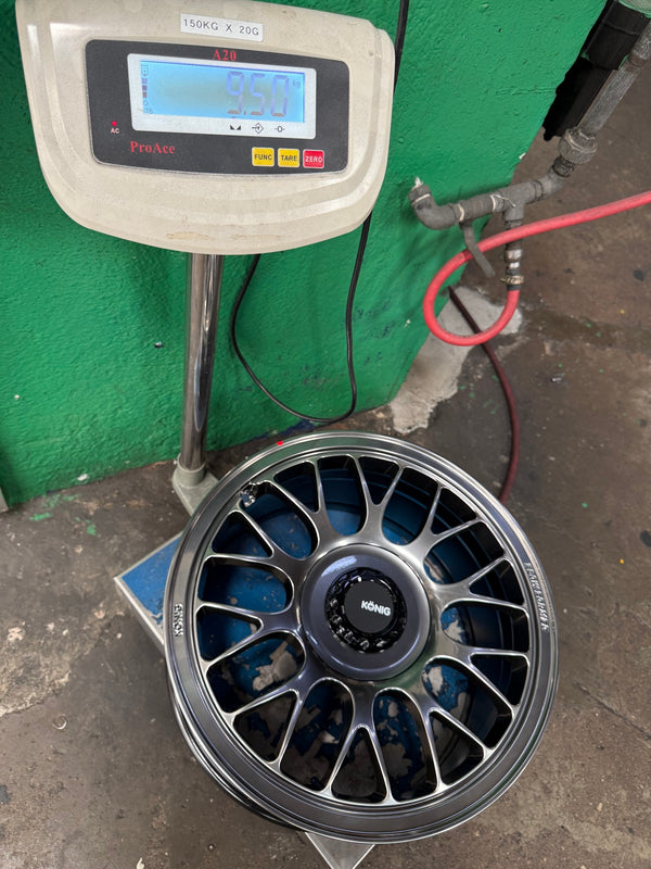 New 17X8 ET40 Konig MRK1 Rim (4 wheel) Gloss Gunmetal 4X100