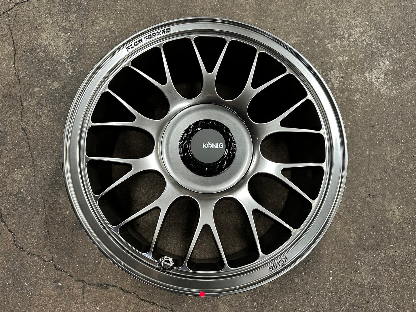 New 17X8 ET40 Konig MRK1 Rim (4 wheel) Gloss Gunmetal 5X114.3